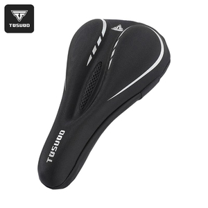 Housse de <span class=keywords><strong>selle</strong></span> en cuir pour siège avant avec ventilation, durable et sécurisée pour <span class=keywords><strong>VTT</strong></span> et vélo de route - Coussin de <span class=keywords><strong>selle</strong></span> de vélo toutes saisons - Product Image 1
