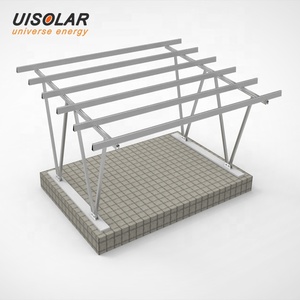 Kit de <span class=keywords><strong>carport</strong></span> solaire en aluminium UISOLAR, imperméable, structure de montage photovoltaïque à 4 <span class=keywords><strong>poteaux</strong></span>, <span class=keywords><strong>2</strong></span> <span class=keywords><strong>poteaux</strong></span>, <span class=keywords><strong>carport</strong></span> solaire pour la maison - Product Image 3