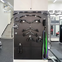 Tablero de Almacenamiento para Herramientas de Ejercicio - Acero de Grado Industrial, Diseño Personalizable, Fácil Instalación para Gimnasios
