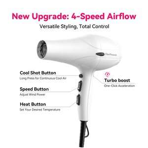 <span class=keywords><strong>Secador</strong></span> de <span class=keywords><strong>Pelo</strong></span> Profesional FirePhoenix 3000 MAX PRO 23000 RPM Sin Escobillas <span class=keywords><strong>3000W</strong></span> de Secado Rápido con Botón Turbo Boost - Product Image 3