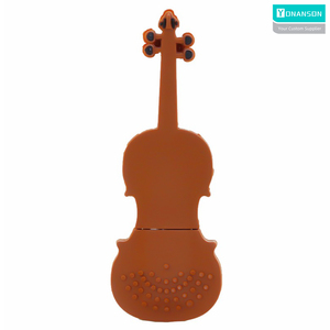 Dibujos animados PVC guitarra USB 2,0 64GB 32GB 16GB <span class=keywords><strong>Flash</strong></span> Drive logotipo personalizado 3,0 128GB 64GB Pendrive Pen Drive música regalo 8GB USB Stick - Product Image 5