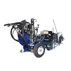 Equipo de Marcado Vial con Pintura Fría sin Aire de la <span class=keywords><strong>Mejor</strong></span> Calidad, Bomba Doble, Cuatro Pistolas de Pulverización, Sistema Láser - Product Image 2