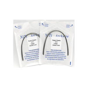 Filo per arco rettangolare ortodontico dentale Niti supporto di fabbrica per arco dentale inferiore superiore in acciaio inossidabile Super elastico - Product Image 5