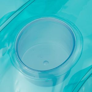 Flotador Inflable Transparente Azul para Piscina con Respaldo Ergonómico - Product Image 4