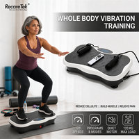 Máquina de Ejercicios con Vibración, Equipo de Fitness para el Hogar, Plataforma Vertical para Perder Peso, Drenaje Linfático, Vibrador