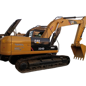 Vendo pocas horas de trabajo buen estado 24 toneladas CAT324 excavadora sobre orugas Carter 324 CAT324D excavadora usada EPA certificación CE - Product Image 1
