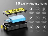 8000mAh Car Jump Starter with Tire Inflator Portable Air Compressor 12V Smart Clamp All-in-One Machine for Emergency