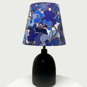 Table Lamp With British Liberty Fabric Shade Black Base E27 LED Home <b>Decor</b> <b>Lighting</b> - Product Image 5