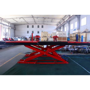 Diskon gunting <span class=keywords><strong>Lift</strong></span> ganda 5000kg, gunting besar di bawah tanah dengan <span class=keywords><strong>Lift</strong></span> sekunder untuk mobil 3D, mesin penjajaran roda empat - Product Image 2