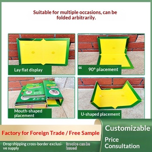 Tiras Adhesivas para Ratones de Fábrica de Comercio Exterior al por Mayor, Dispositivo para Atrapar Ratones, Uso Diario Doméstico, Tabla Adhesiva Súper Fuerte, 24x17cm - Product Image 3