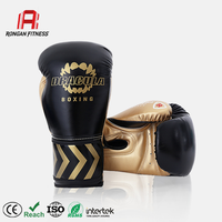 Gants de boxe pour enfants et jeunes avec logo personnalisé, sangle auto-agrippante, support de poignet respirant et écologique pour l'entraînement de boxe