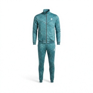 <b>Men</b> Color Blocking Tracksuit Full Zip <b>Hoodie</b> with Side Pockets Casual Wear Autumn Season Polyester Cotton Blend Regular Fit - Product Image 1
