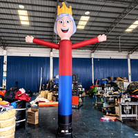 Homme gonflable commercial de qualité supérieure avec souffleur, mannequin d'air dansant aux bras flottants, étanche, plus de 3,6 m de haut