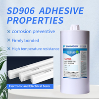 Colle d'étanchéité en silicone haute température à forte adhérence et forte capacité de charge pour le collage de lampes, l'électronique, le métal et le verre