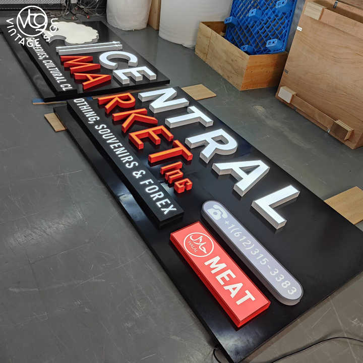 Customizable LED Channel Letters for Outdoor Advertising
