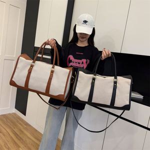 Top Quality <b>Canvas</b> Travel Luggage <b>Bags</b> <b>Large</b> Capacity <b>Canvas</b> Storage Tote <b>Bag</b> for Business Outdoor Travel Sports - Product Image 4