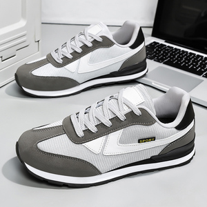 Scarpe da Corsa <span class=keywords><strong>Uomo</strong></span> con Punta Larga e Vestibilità Extra Spaziosa, Comode Sneakers in Mesh per Allenamento Quotidiano in Palestra, per Piedi Grandi (US 13-14, EU 47-48) - Product Image 4