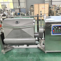 Cuve de mélange horizontale 300L 500L 700L 1000L à chauffage vapeur, à double enveloppe, pour confiture, pâte de haricots et produits à haute viscosité, avec agitateur