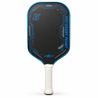 Raquette de pickleball en fibre de carbone avec un sweet spot large, légère, pour hommes et femmes, avec poignée antidérapante confortable