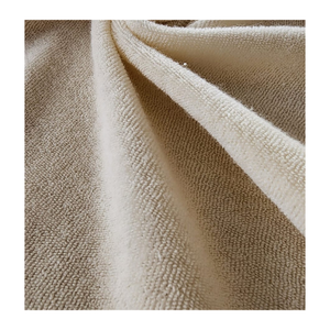 Wholesale 240gsm Combed Knitted Terry <b>Fabric</b> 80% Cotton 20% Polyester Toweling MOQ 150 KG Roll - Product Image 2