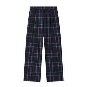 Pantalones <span class=keywords><strong>de</strong></span> Oficina a Cuadros para <span class=keywords><strong>Mujer</strong></span>, Corte Recto, Estilo Vintage, Holgados, Casuales, para el Trabajo, OEM/ODM, <span class=keywords><strong>de</strong></span> Fábrica <span class=keywords><strong>de</strong></span> <span class=keywords><strong>Ropa</strong></span> China, Personalizados 2026 - Product Image 1