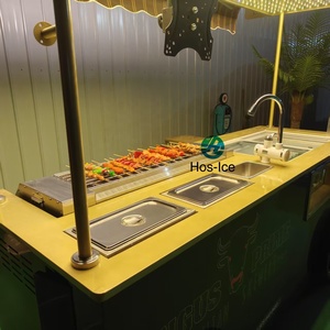 Nuevo Carrito de Comida Callejera Más Popular con Congelador de Cerveza de Temperatura Ajustable y Parrilla para Asar de Gran Capacidad en Venta - Product Image 5