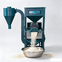 Décortiqueuse de riz agricole diesel/électrique à basse température, avec séparateur amélioré en acier au manganèse, faible taux de bris, économe en énergie et stable pour le traitement