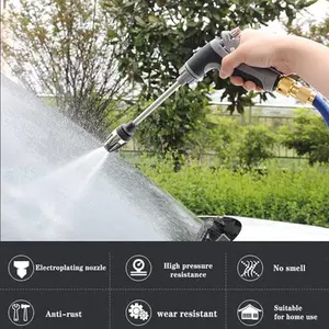 Pistola pulverizadora de <span class=keywords><strong>agua</strong></span> de varilla larga de alta presión, rociador de manguera de jardín, boquilla de pulverización de Metal para coche, motocicleta, lavado, herramientas de riego de jardín - Product Image 5