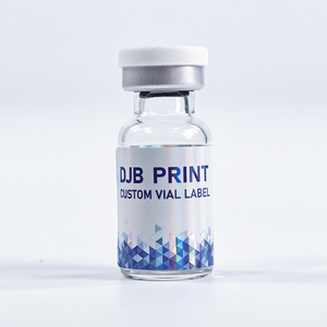 Étiquettes en vinyle double face pour flacons de 10 ml et 5 ml, pour l'emballage de poudre de peptide, autocollants personnalisés avec logo pour produits emballés, étiquettes pour flacons de 3 ml - Product Image 4