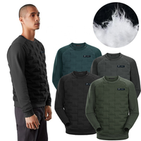 Feather light Warmth Down Jacket Nahtlose Ultraschalls chloss Tech Elastic Fabric Sleeve für maximale Flexibilität für Winter aktivitäten