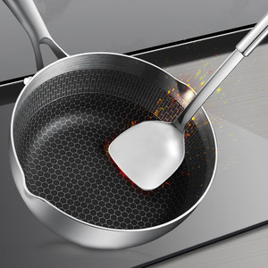 Casserole à lait en acier inoxydable de style japonais 304, antiadhésive, compatible induction, pour la préparation de soupes et de nouilles - Product Image 2