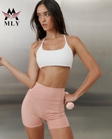 Ensemble de yoga pour femmes, fabricant, soutien-gorge de sport respirant personnalisé, shorts de yoga décontractés, vêtements de Pilates, logo personnalisé