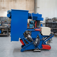 Machine de sablage mobile haute performance, sablageuse de plaques d'acier pour l'élimination de la rouille des métaux en chantier naval