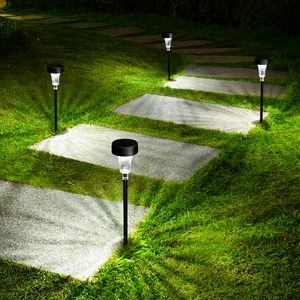 Lampada da Giardino Moderna, Illuminazione LED per Esterni, Luce Solare Impermeabile IP65 per Cortile, Villa e Parco - Product Image 3