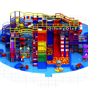 Aire de jeux intérieure pour enfant, équipement Commercial, toboggan souple, pour jeux, vente en gros, livraison gratuite en chine - Product Image 1