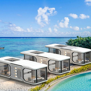 Capsule <span class=keywords><strong>de</strong></span> camping luxueuse et moderne avec système intelligent, panneau sandwich en aluminium étanche pour sites touristiques - Product Image 2