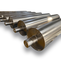 Rouleaux de convoyeur à gravité en acier revêtu de carbure de tungstène sur mesure, robustes