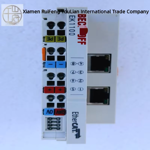 Ek1100 Ethercat คัปปลิ้งโมดูลอินเทอร์เฟซอีเธอร์เน็ต 2 ช่องสัญญาณ #   สินค้าใหม่ของแท้พร้อมส่ง ระบบอัตโนมัติทางอุตสาหกรรม - Product Image 1