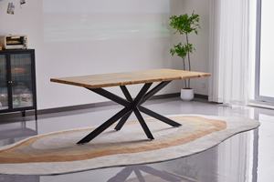 Mesa de comedor de cristal nórdico moderno barato y silla de cuero Pu para 6 juego de mesa de comedor de <span class=keywords><strong>restaurante</strong></span> con 6 sillas - Product Image 2