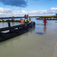 Équipement d'aquaculture d'occasion de haute qualité à vendre Cage d'élevage de poissons pour le tilapia