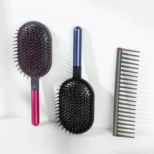 Professional Salon Women's Massage Comb Portable Hair and Scalp Styling Comb Women's Household Air Bag Comb Two Piece Set
