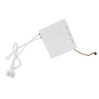 Interrupteur capacitif LED IP44 à trois touches avec désembueur CCT, variateur d'intensité, driver intégré 36W, capteur de miroir, commande tactile intelligente