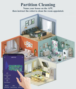 <span class=keywords><strong>Robot</strong></span> <span class=keywords><strong>aspirateur</strong></span> intelligent ABIR X8, pour le sol, la maison et chez soi, - Product Image 4