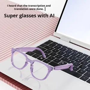 Hy1009 Lunettes Intelligentes IA les plus vendues en plastique, acier inoxydable, silicone, OLED/IPS, technologie tactile Android, nouveauté transfrontalière - Product Image 2