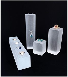 Allsome — présentoirs à base de blocs carrés, en acrylique, 20 pièces, pour <span class=keywords><strong>exposition</strong></span> Fine, bijoux de qualité supérieure, offre spéciale, accessoires Photo - Product Image 4