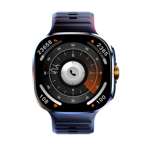 Montre connectée carrée 4G AMOLED de 2,16 pouces M99 Gel de silice Caméra rotative à 190° Appel vidéo NFC GPS 3+32G Étanche IP67 Boîtier en alliage - Product Image 3