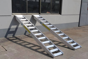 Rampes de chargement en aluminium <span class=keywords><strong>3M</strong></span> 4T pour Kobuta et Bobcat Rampes et supports de motocyclettes sur chenilles en caoutchouc - Product Image 5