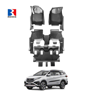 wholesale Factory Custom5D <b>TPE</b> Rubber Eco-friendly Waterproof Anti Slip 5D Car Floor Mats 3 Pieces for Toyota Rush 2023 - Product Image 5
