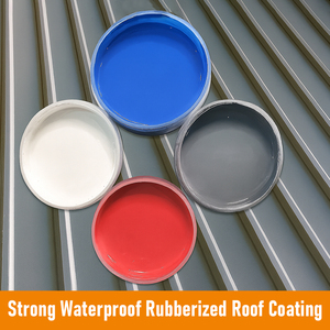 Peinture imperméable caoutchoutée en polyuréthane de qualité supérieure pour toit, terrasse, mur de sous-sol, sol |   Adhérence forte |   Pinceau flexible - Product Image 2