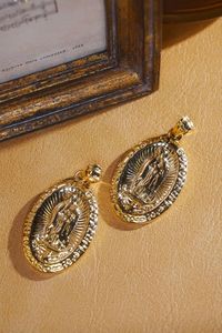 Xinfly - Medalla de la Virgen María en Oro de 18K, Colgante Personalizado, Venta al por Mayor de Amuletos Religiosos - Product Image 3